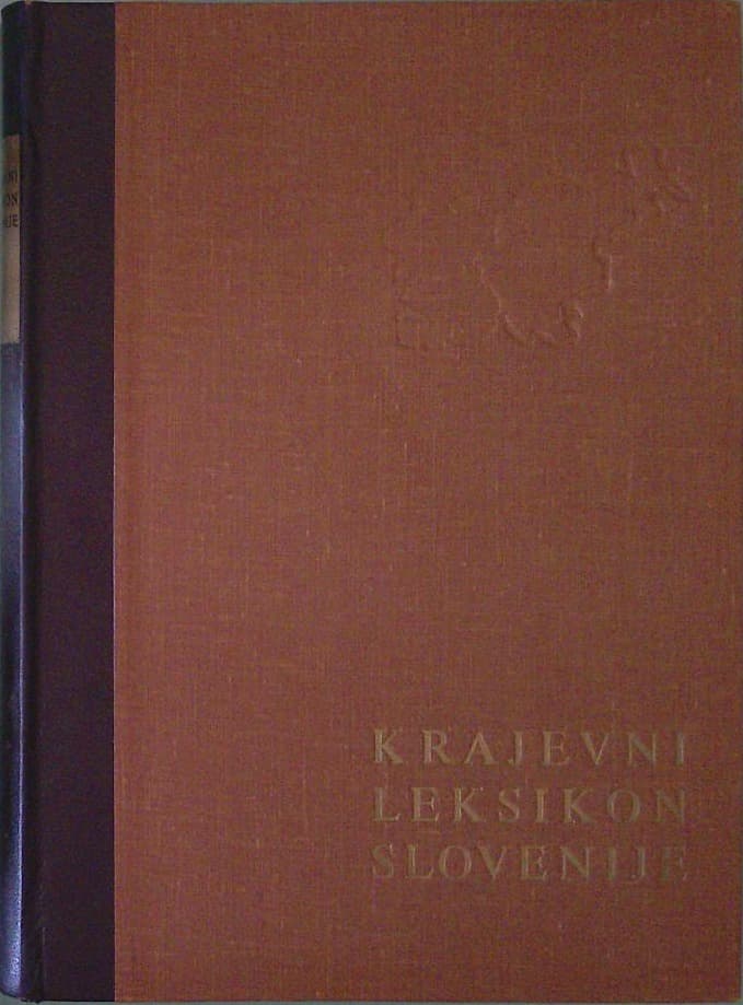 Krajevni leksikon Slovenije I. knjiga - slika 2
