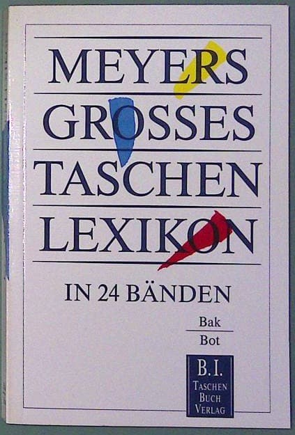 Meyers Grosses Tachen Lexikon Band 3 Bak-Bot