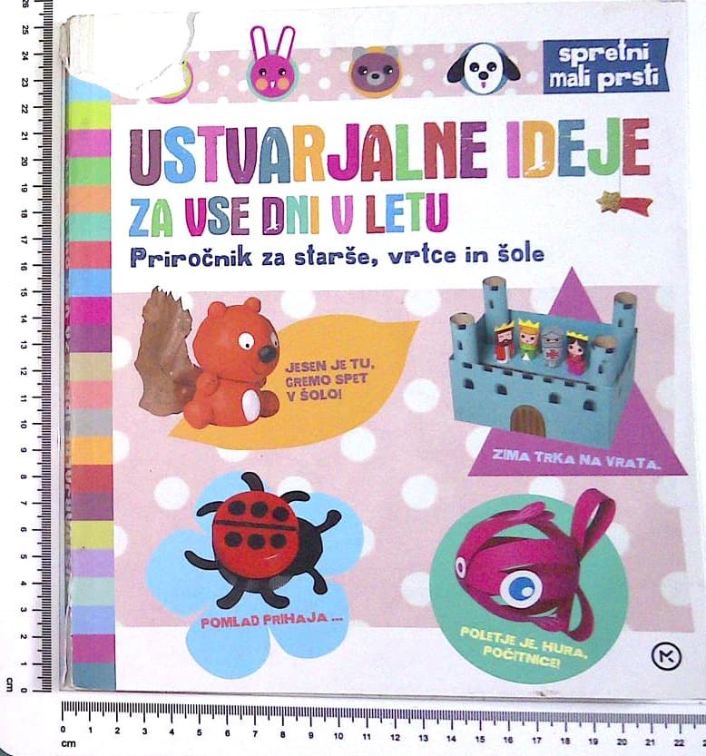Ustvarjalne ideje za  vse dni v letu : Priročnik za starše vrtce in šole