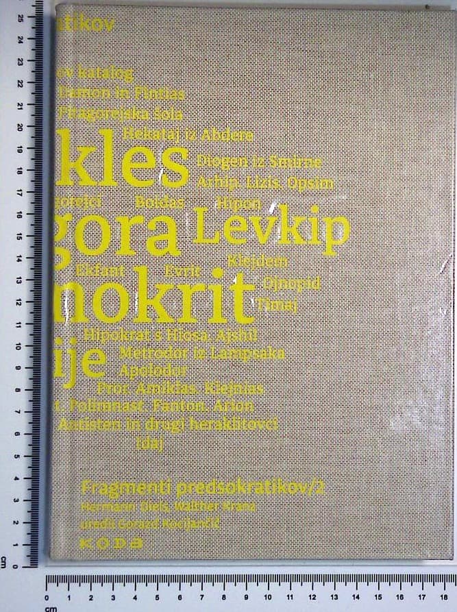 Fragmenti predsokratikov 2 - slika 3