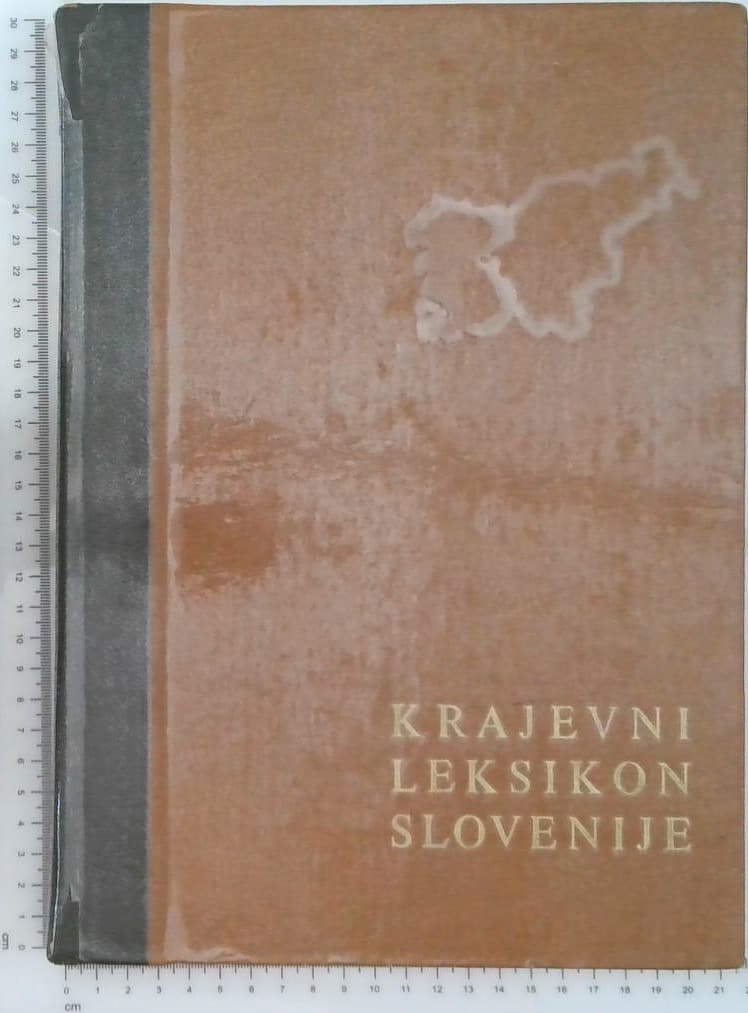 Krajevni leksikon Slovenije I. knjiga