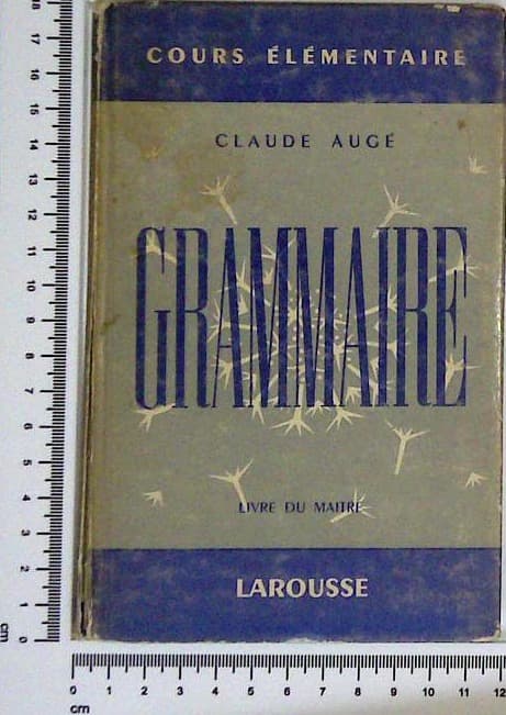 Grammaire : Cours Elementaire