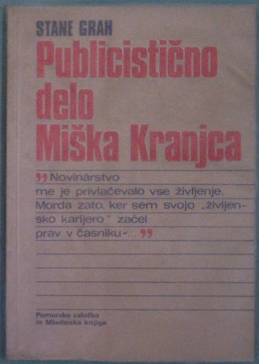 Publicistično delo Miška Kranjca