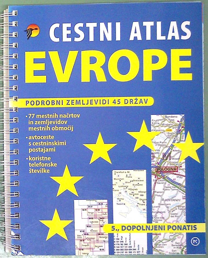 Cestni atlas  Evrope