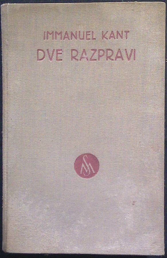 Dve razpravi : razmišljanja o čustvu lepega in vzvišenega