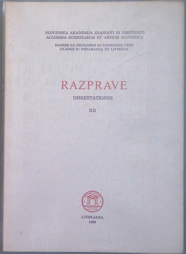 Razprave XII