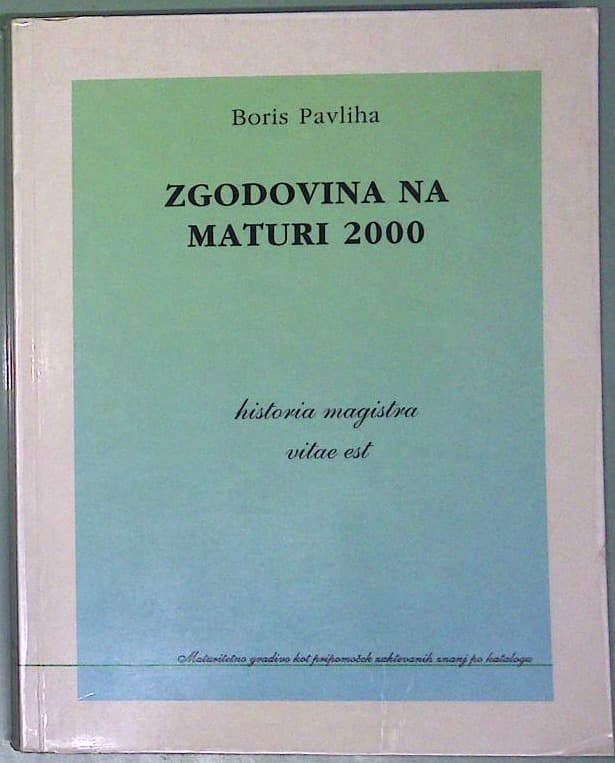Zgodovina na maturi 2000