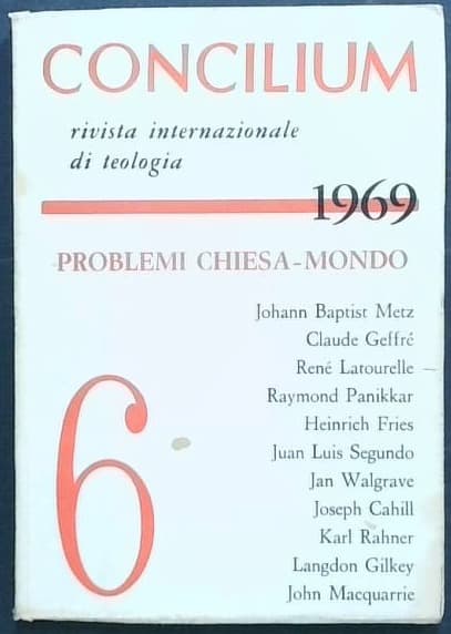 Concilium. Rivista internazionale di teologia 1969