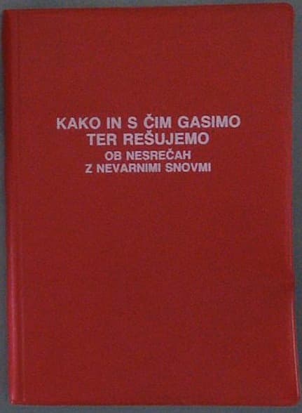 Kako in s čim gasimo ter rešujemo ob nesrečah z nevarnimi snovmi