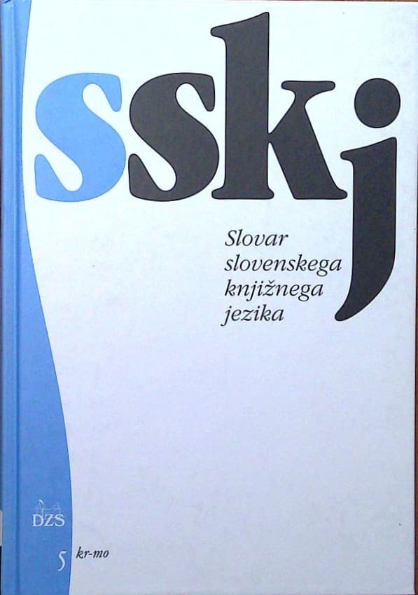Slovar slovenskega knjižnega jezika 5 kr-mo