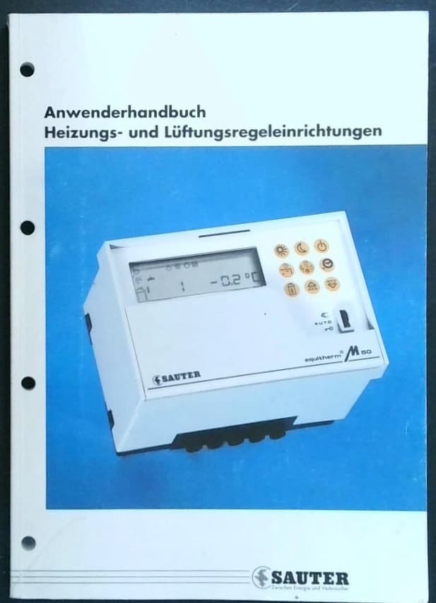 Anwenderhandbuch Heizungs- und Lüftungsregeleinrichtungen