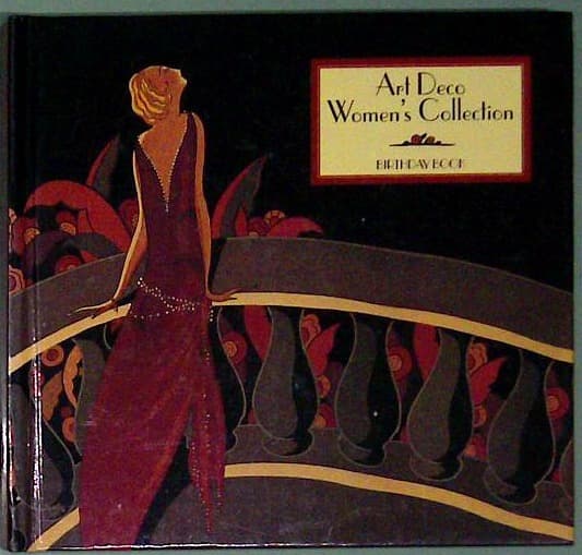 Art Deco Women's Collection Birthday Book