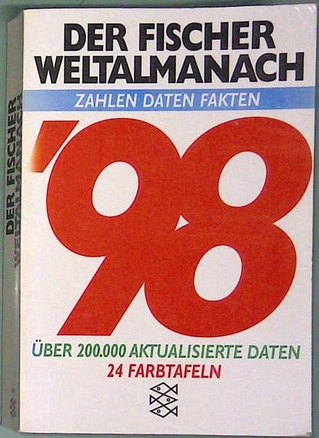 Der Fischer Weltalmanach 1998 - Zahlen, Daten, Fakten
