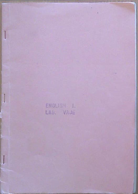 English I. Lab. vaje