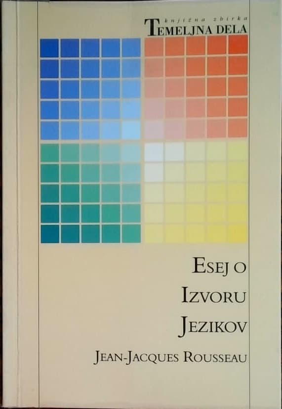 Esej o izvoru jezikov -v katerem se govori o melodiji in glasbenem posnemanju