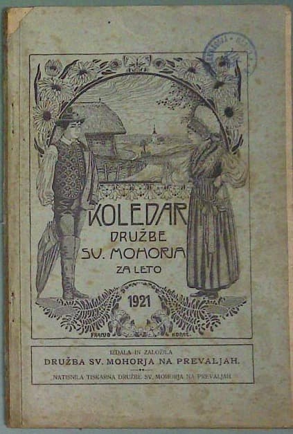 Koledar družbe sv. Mohorja za leto 1921