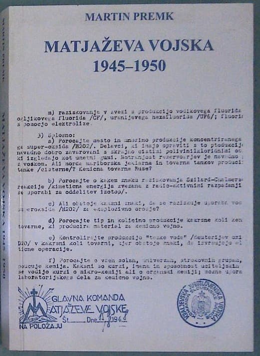 Matjaževa vojska 1945-1950