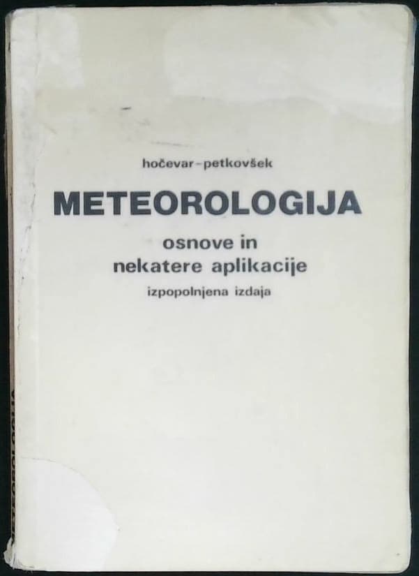 Meteorologija - osnove in nekatere aplikacije