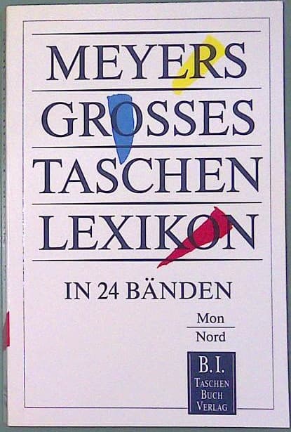 Meyers Grosses Tachen Lexikon Band 15 Mon-Nord