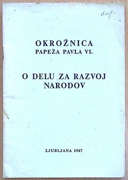 Okrožnica papeža Pavla VI. - O delu za razvoj narodov