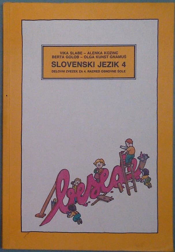 Slovenski jezik 4 - delovni zvezek