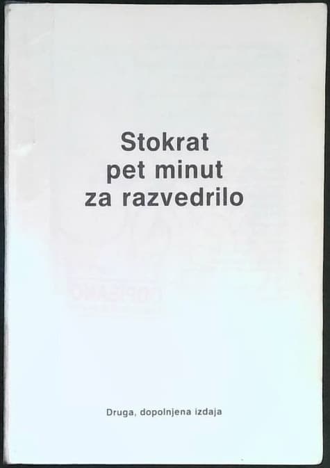 Stokrat pet minut za razvedrilo
