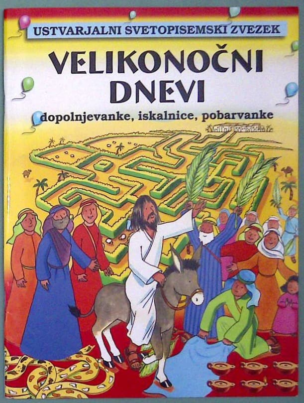 Velikonočni dnevi - ustvarjalni svetopisemski zvezek